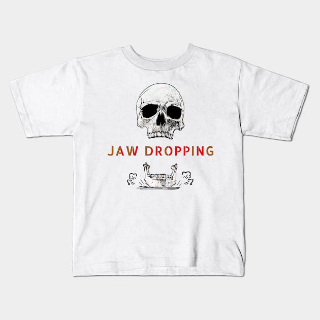 Jaw Dropping Kids T-Shirt by Dogefellas